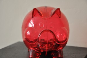 Transparent Piggy Bank